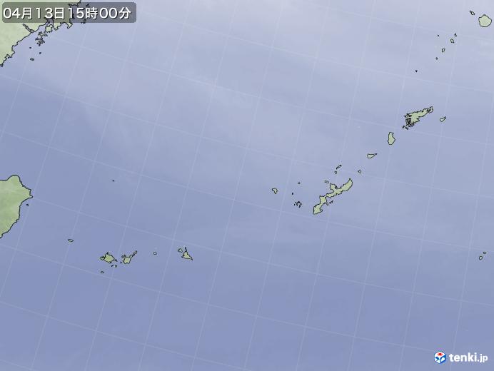 実況天気図(2023年04月13日)