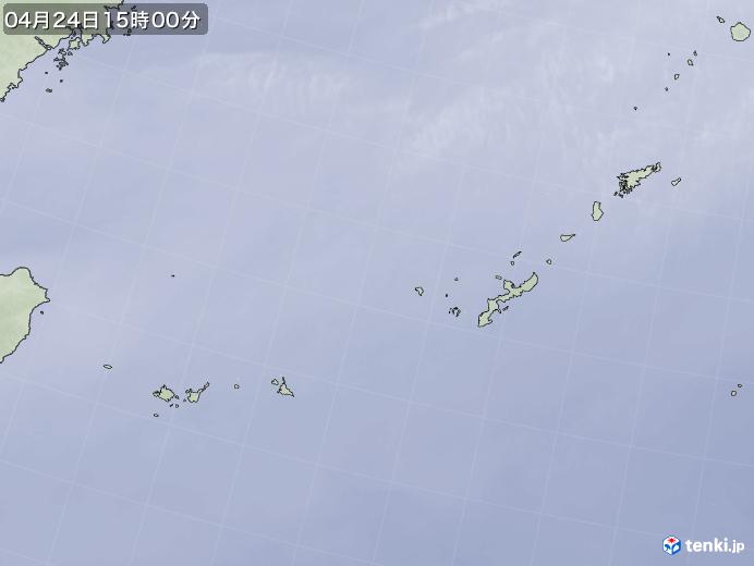 実況天気図(2023年04月24日)
