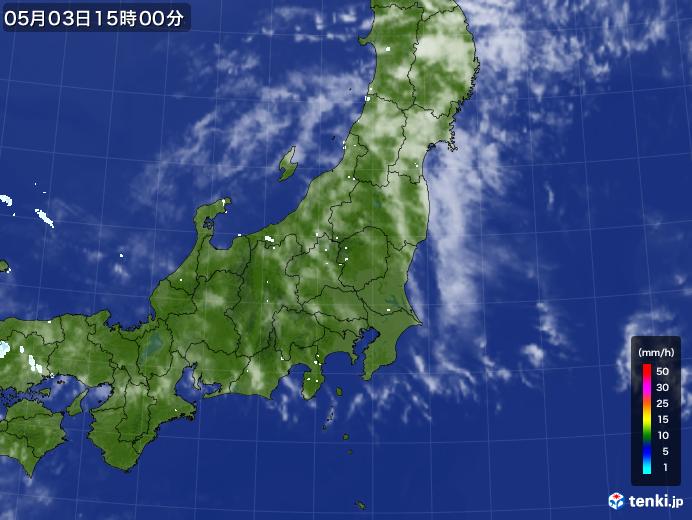 実況天気図(2023年05月03日)