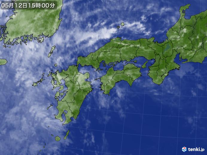実況天気図(2023年05月12日)