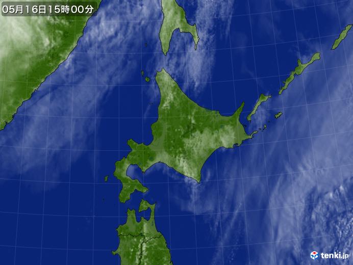 実況天気図(2023年05月16日)