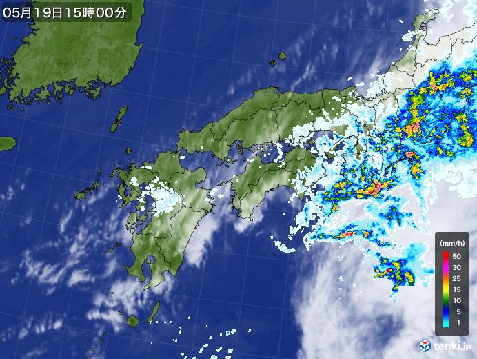 実況天気図(2023年05月19日)