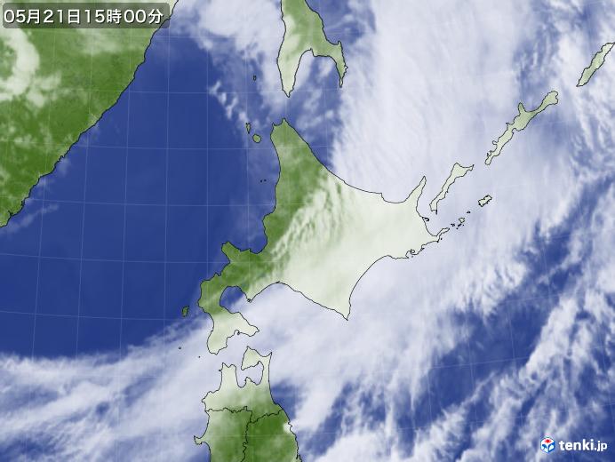 実況天気図(2023年05月21日)