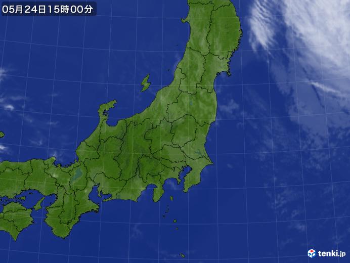 実況天気図(2023年05月24日)