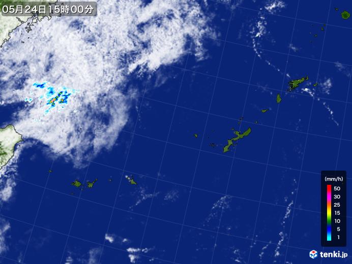 実況天気図(2023年05月24日)