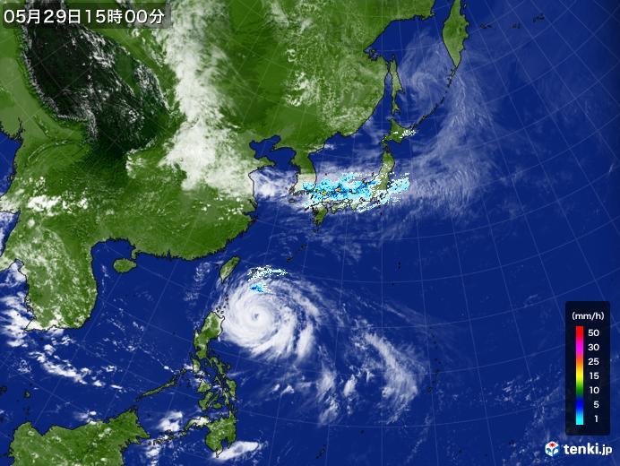 実況天気図(2023年05月29日)