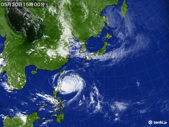 実況天気図(2023年05月30日)
