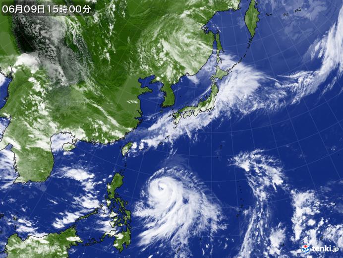 実況天気図(2023年06月09日)