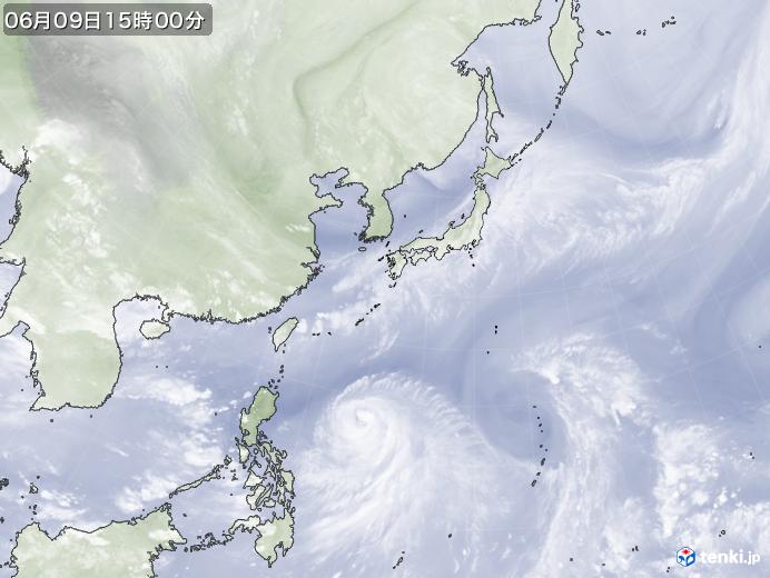 実況天気図(2023年06月09日)