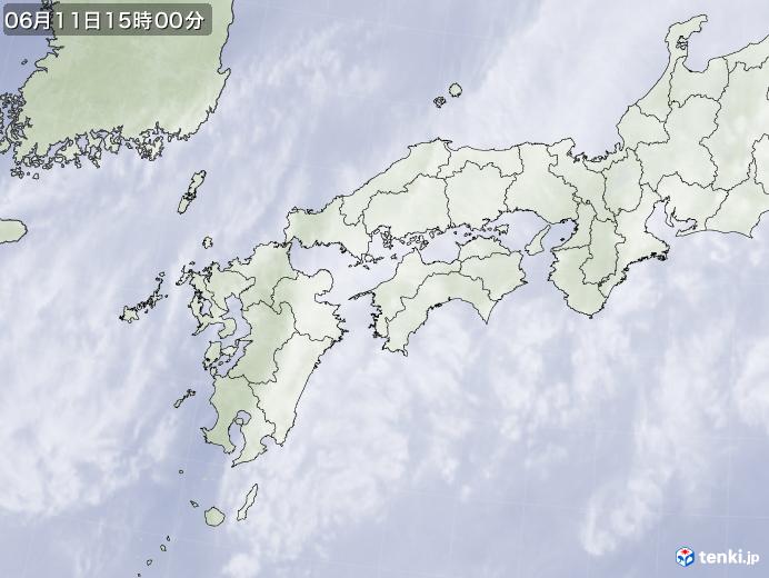 実況天気図(2023年06月11日)