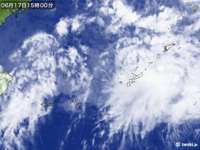 実況天気図(2023年06月17日)