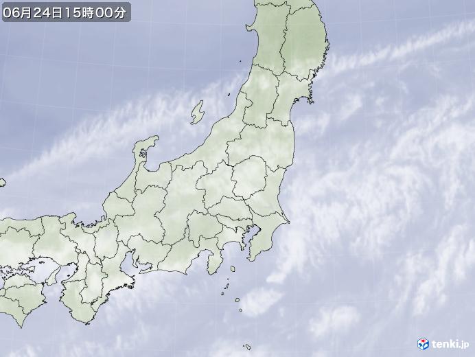 実況天気図(2023年06月24日)