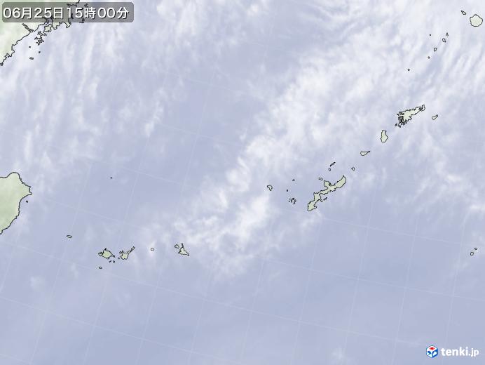 実況天気図(2023年06月25日)