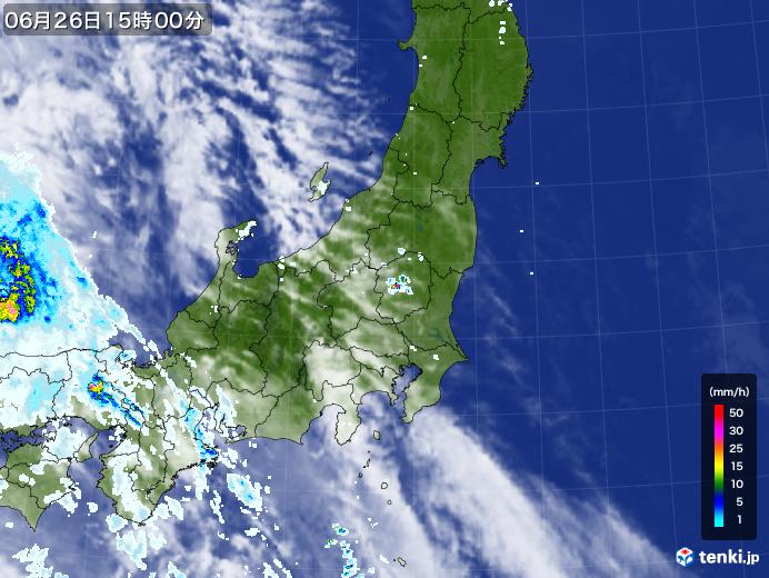 実況天気図(2023年06月26日)