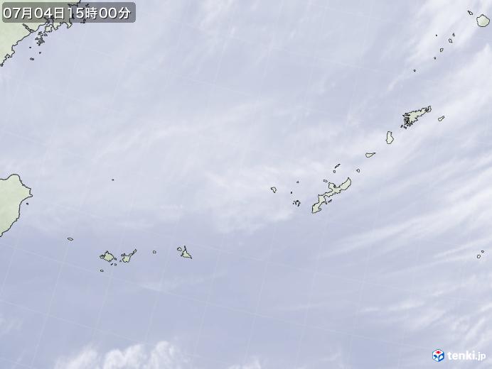 実況天気図(2023年07月04日)