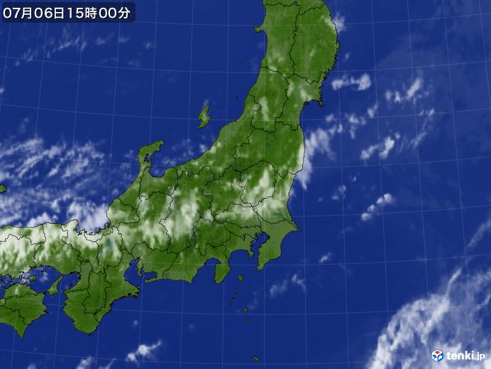 実況天気図(2023年07月06日)