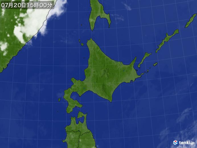 実況天気図(2023年07月20日)