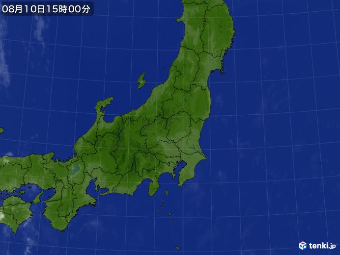 実況天気図(2023年08月10日)