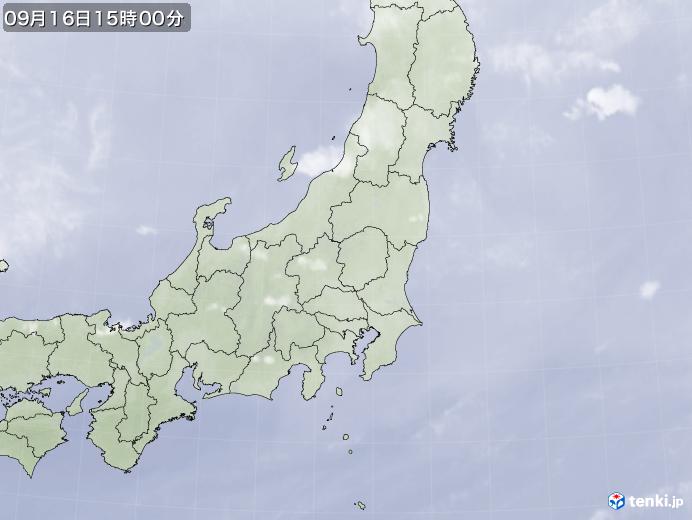 実況天気図(2023年09月16日)