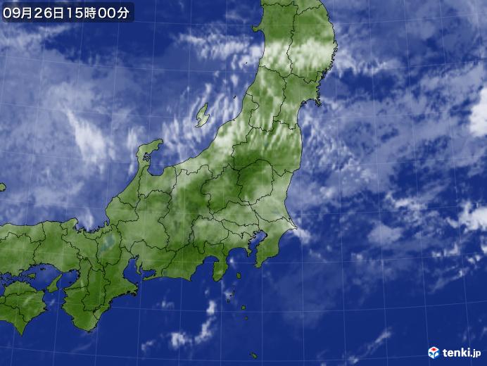 実況天気図(2023年09月26日)