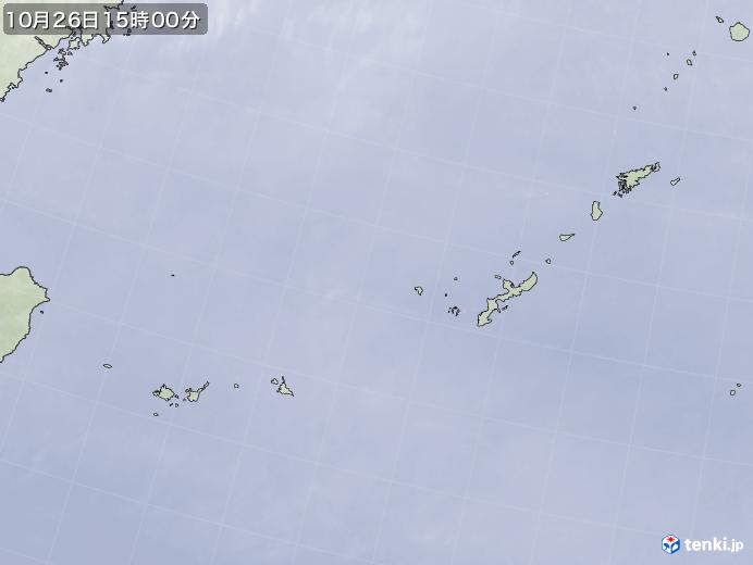 実況天気図(2023年10月26日)