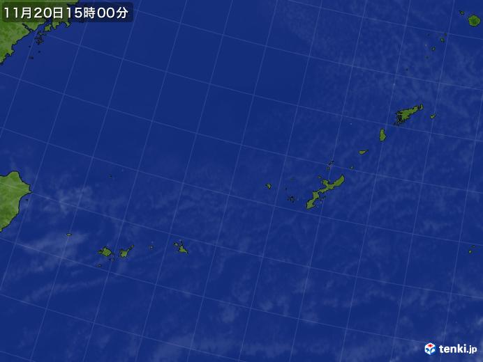 実況天気図(2023年11月20日)