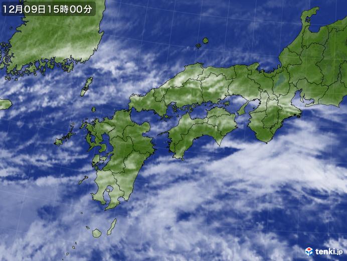 実況天気図(2023年12月09日)