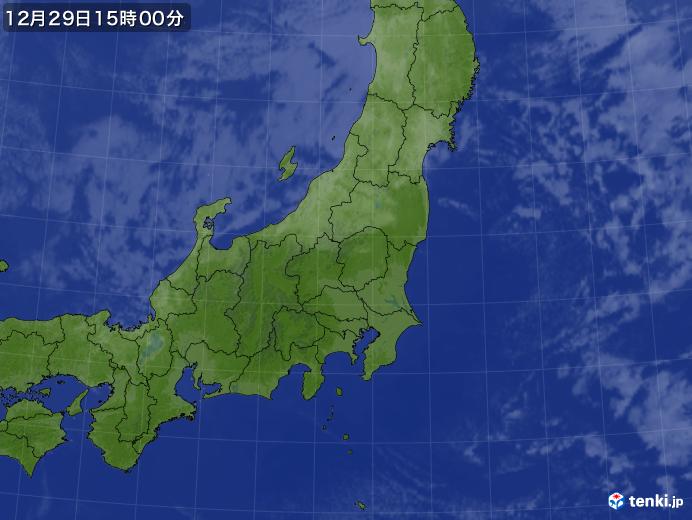 実況天気図(2023年12月29日)