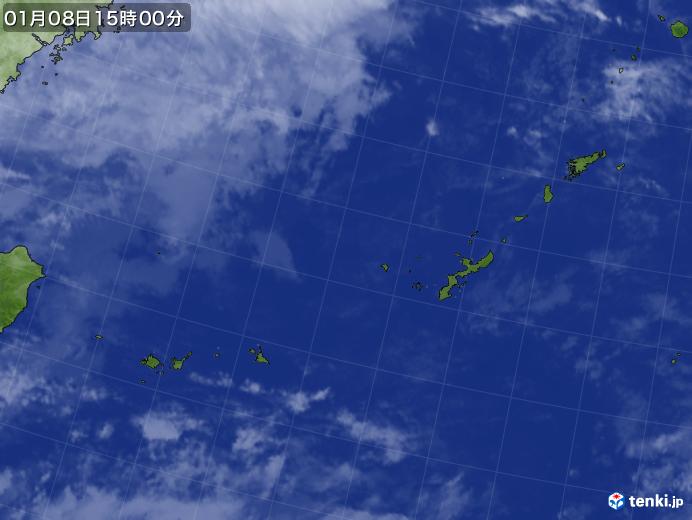 実況天気図(2024年01月08日)