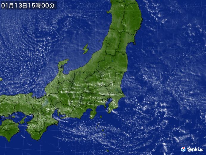 実況天気図(2024年01月13日)