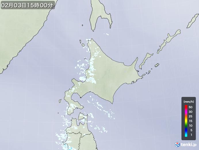 実況天気図(2024年02月03日)