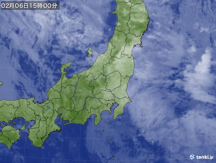 実況天気図(2024年02月06日)