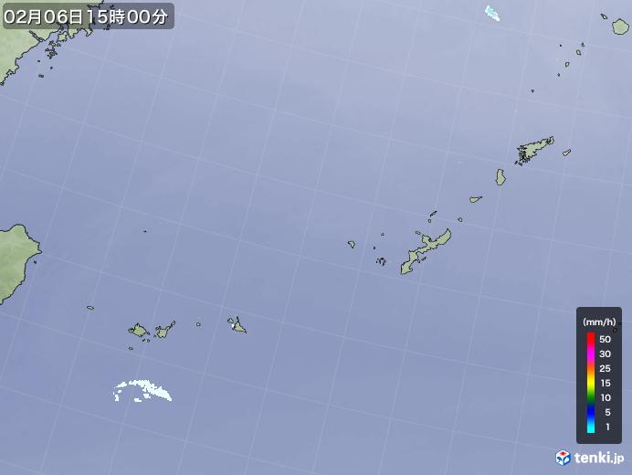 実況天気図(2024年02月06日)