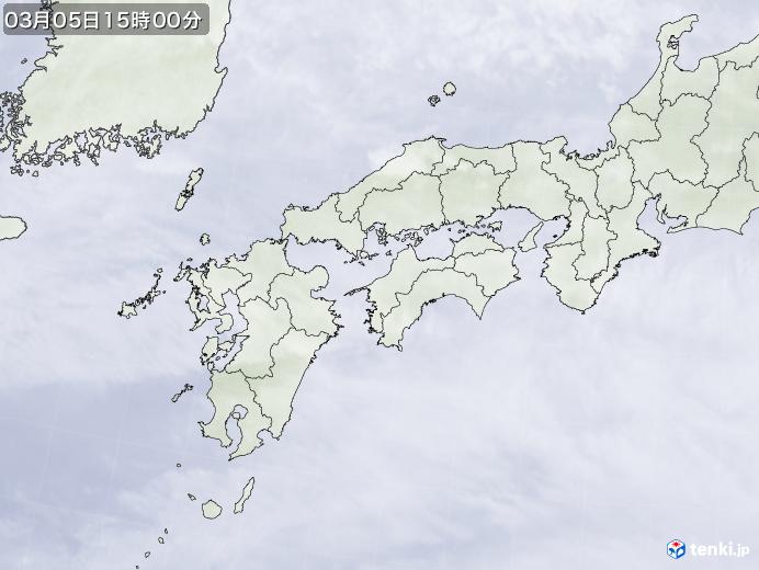 実況天気図(2024年03月05日)