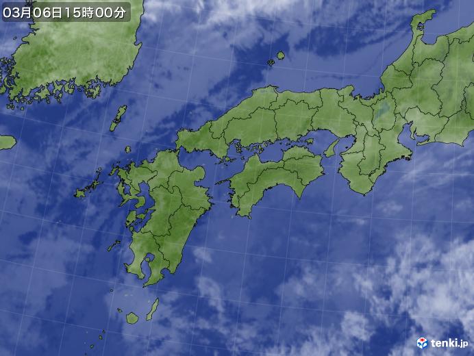 実況天気図(2024年03月06日)