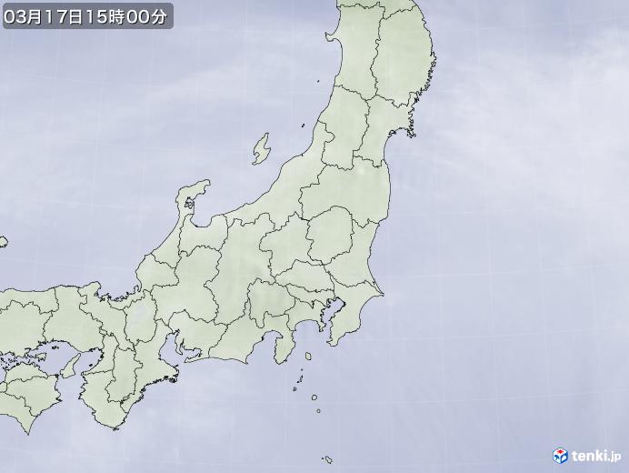 実況天気図(2024年03月17日)