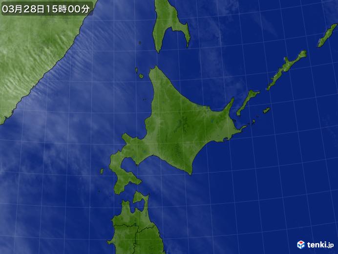 実況天気図(2024年03月28日)
