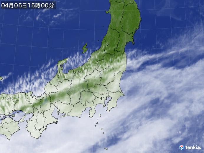 実況天気図(2024年04月05日)