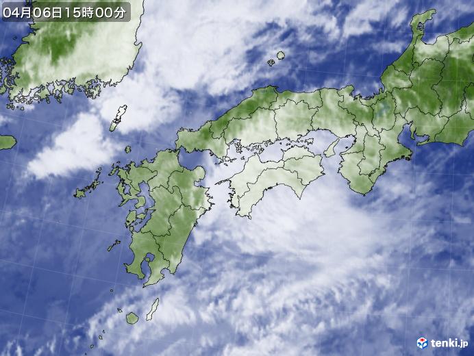 実況天気図(2024年04月06日)