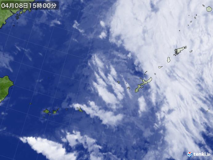 実況天気図(2024年04月08日)