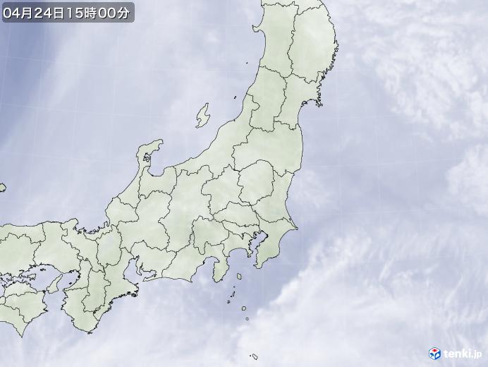 実況天気図(2024年04月24日)