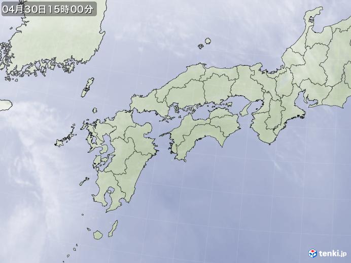 実況天気図(2024年04月30日)