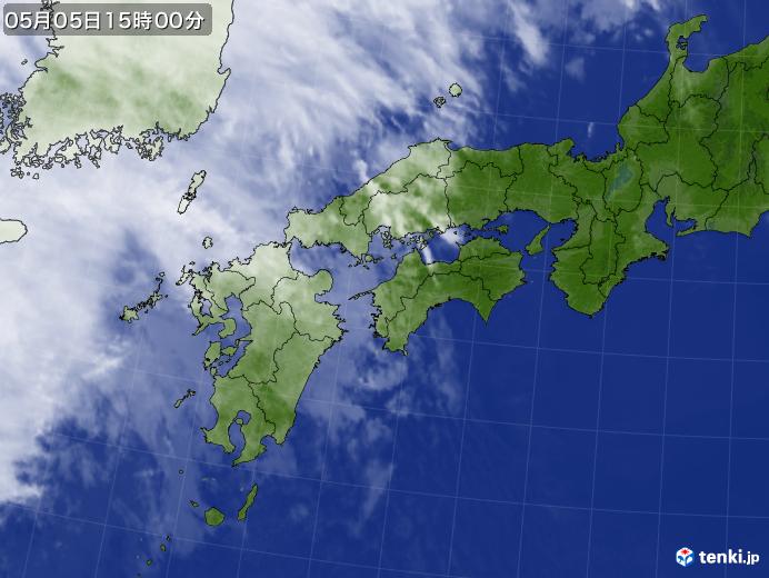 実況天気図(2024年05月05日)
