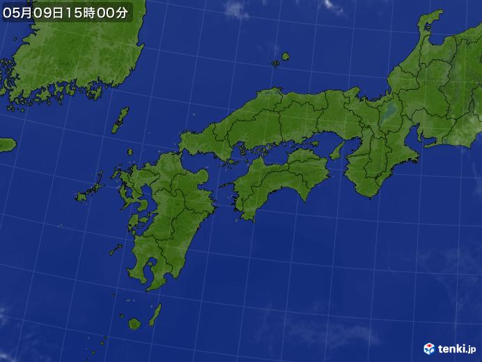 実況天気図(2024年05月09日)