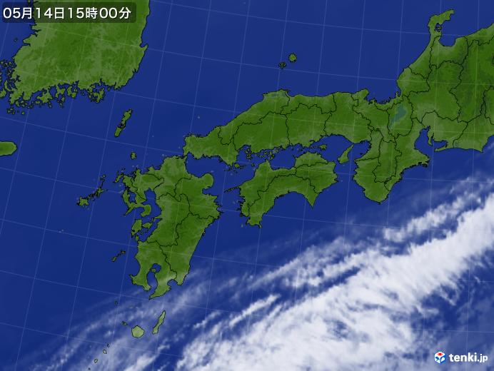 実況天気図(2024年05月14日)