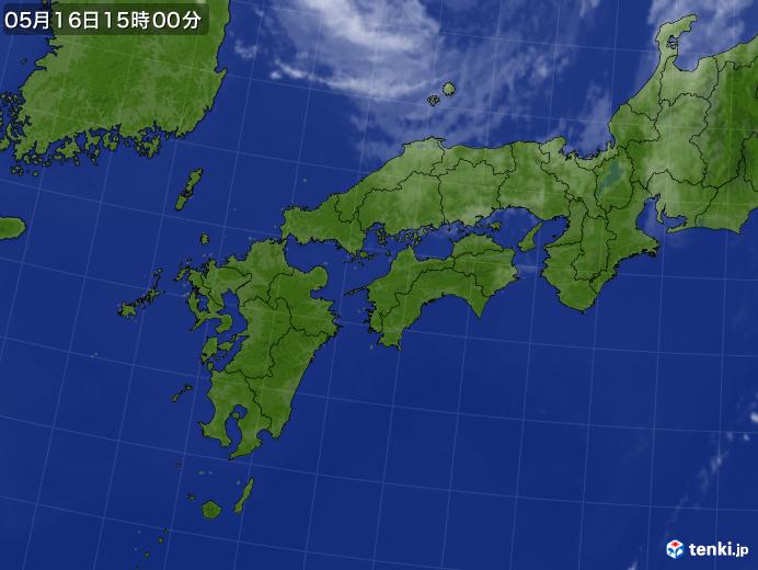 実況天気図(2024年05月16日)