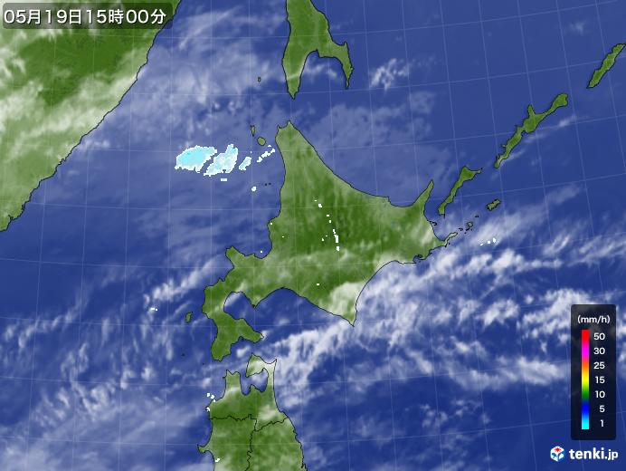 実況天気図(2024年05月19日)