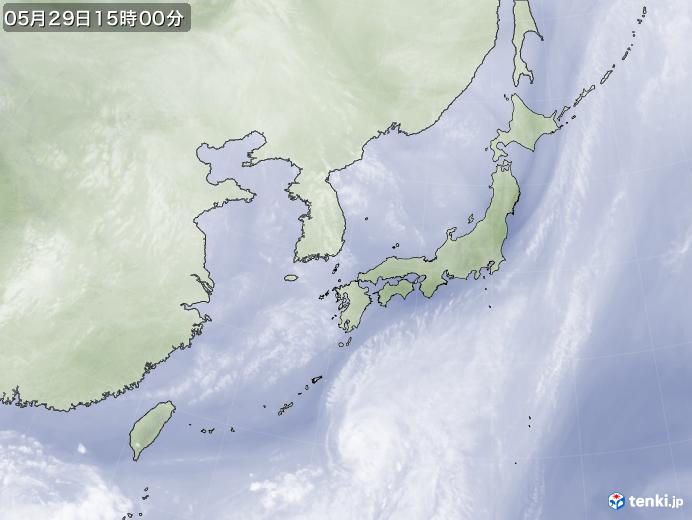 実況天気図(2024年05月29日)