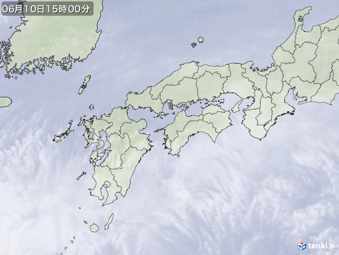 実況天気図(2024年06月10日)
