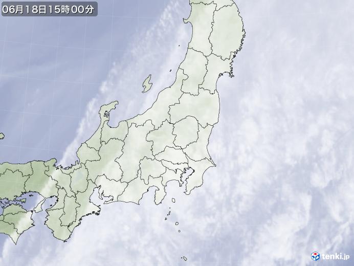 実況天気図(2024年06月18日)
